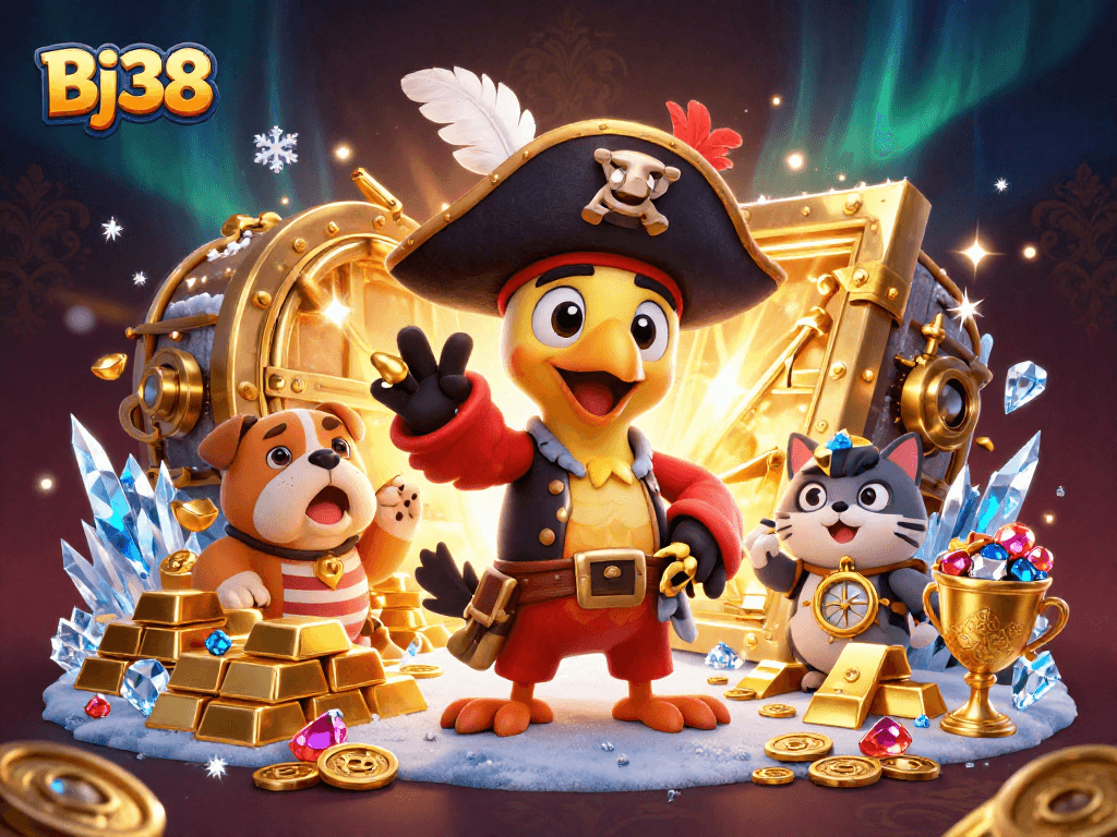 Experience thrilling gameplay at Bj38 with colorful treasure-filled scenes that enhance the gaming experience.