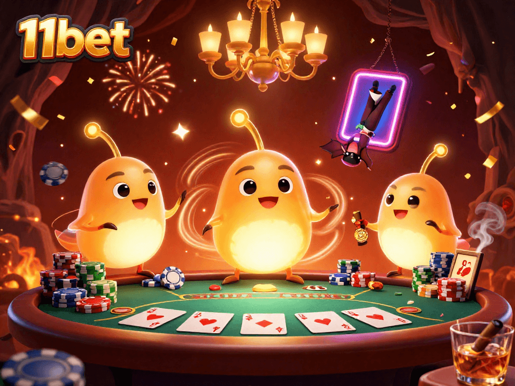 Experience 11bet's thrilling cave casino adventures with glowworms lighting the way!