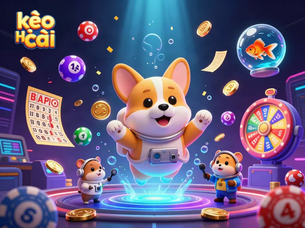 Experience thrilling moments with kèo nhà cái in an ultra-detailed casino scene featuring vibrant characters and dynamic elements.