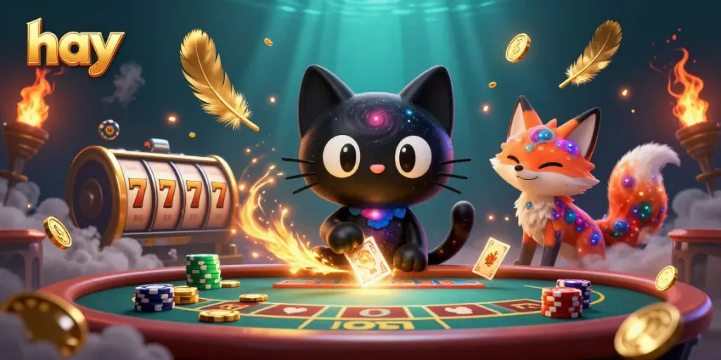 Experience thrilling gameplay at hay with cosmic cats and vibrant casinos.