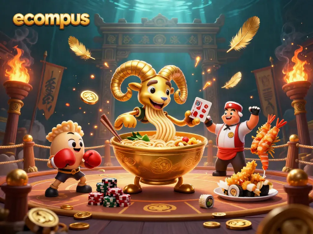 Engage with the exhilarating world of ecompus featuring dynamic casino characters and vibrant gaming elements.