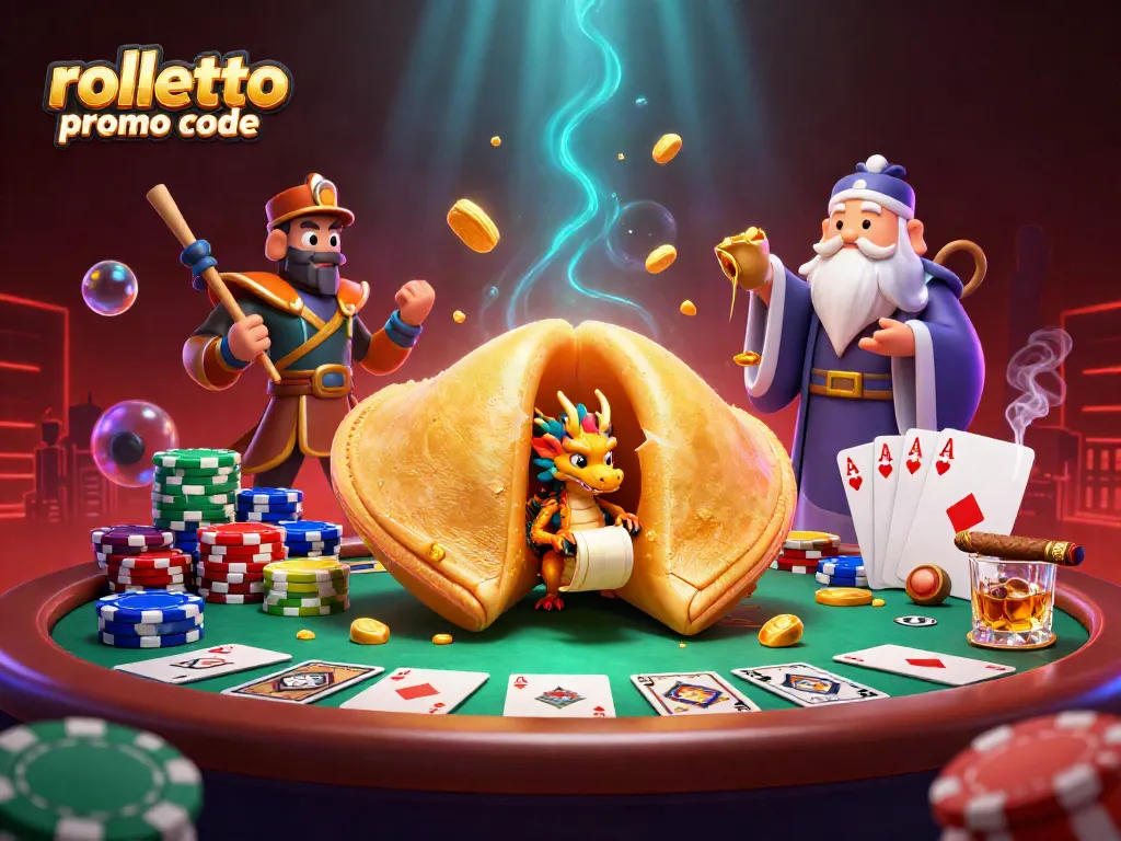 Win with the rolletto promo code - experience a vibrant 3D casino adventure full of dynamic characters.