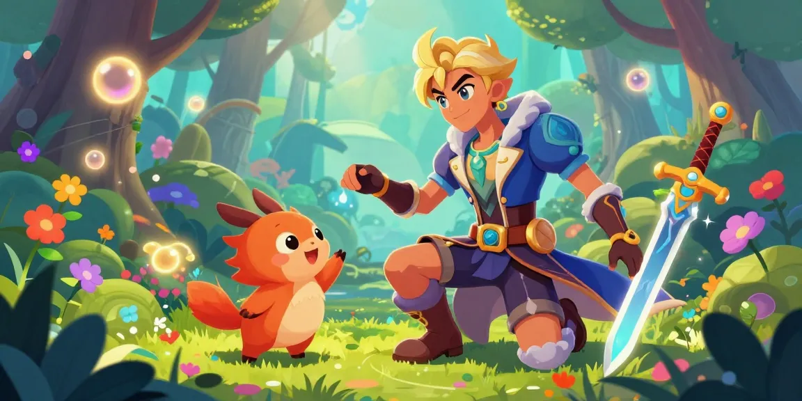 Engaging scene from a trans hentai game with a trans protagonist in a fantasy forest.