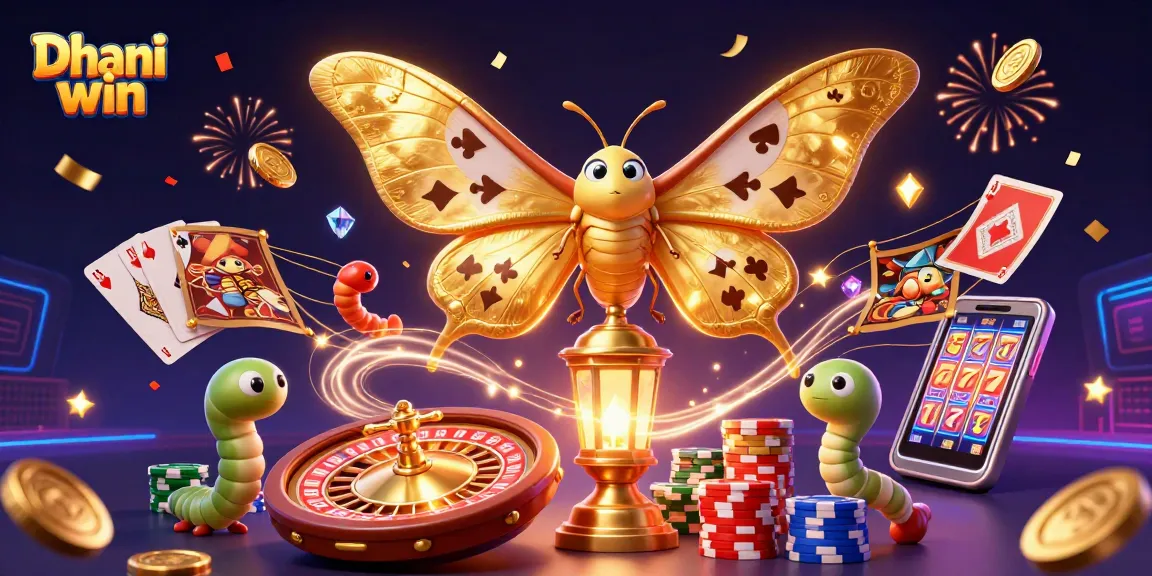 Experience thrilling gameplay at Dhani win with golden fortune and vibrant casino scenes.