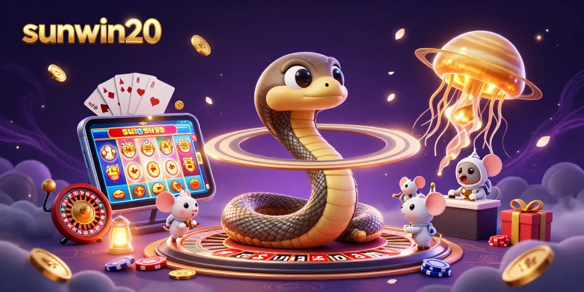 Engage with sunwin20's thrilling games as tiny astronaut mice bet on Saturn's roulette rings.