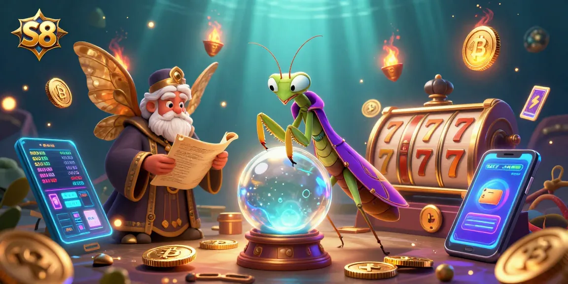 S8 offers exciting slots with vibrant characters, golden coins, and colorful jackpots.